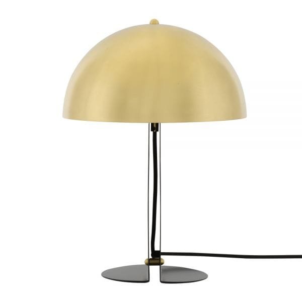 Pencil Brass Dome Table Lamp on Metal Stand Table Lamps Great Lighting UK Ltd